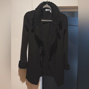 Vintage Q&A Fuzzy Cardigan